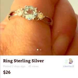 Sterling silver ring